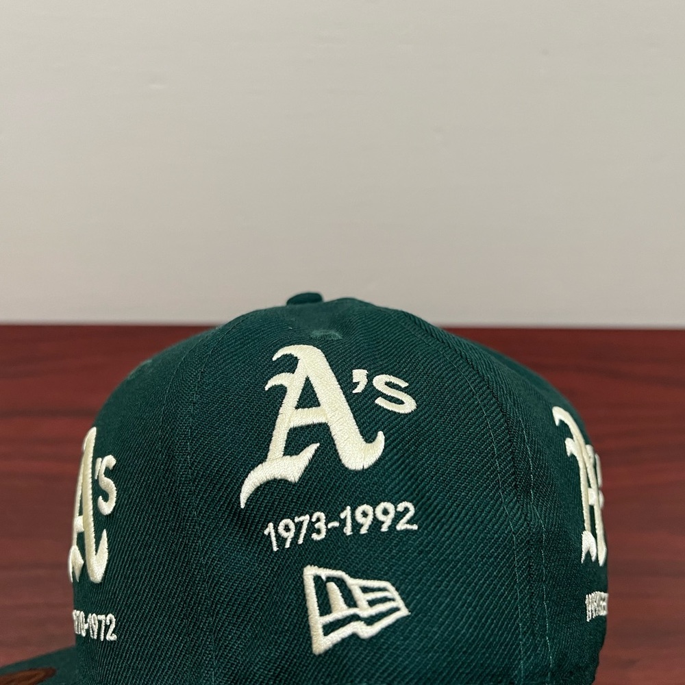 New Era, 59Fifty Fitted Hat, Logo Progression, Oakland Athletics - Picture 6 of 15